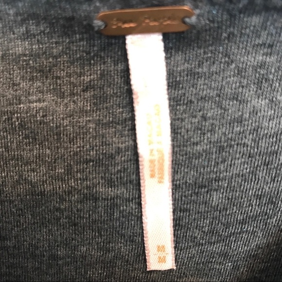 Free People Velvet Cotton Covered Buttons Tank M - Picture 7 of 8